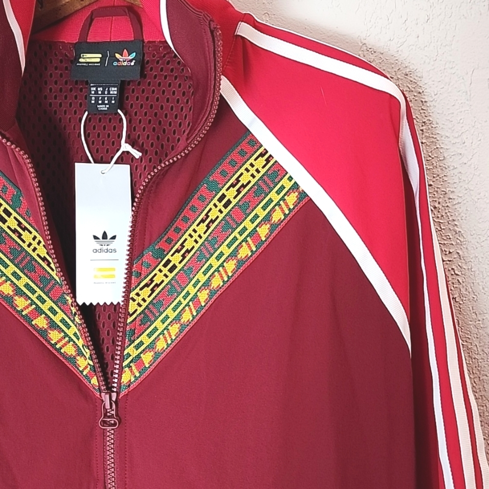 NWT Adidas x Pharrel Williams HU Afro tracktop jacket, sz M - Picture 3 of 11